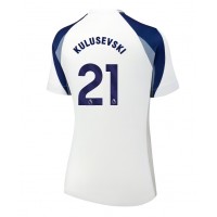 Tottenham Hotspur Dejan Kulusevski #21 Domáci Ženy futbalový dres 2025-26 Krátky Rukáv